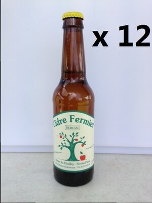12 x canette de cidre demi sec