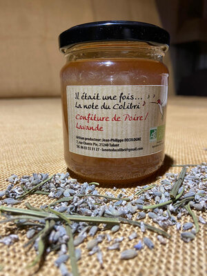 Confiture poire/lavande