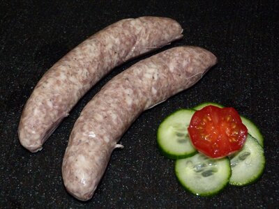 Saucisses de porc paysannes (x2)