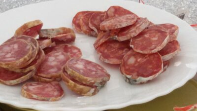 Saucisson  de canard au piment d'espelette