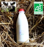 Lait cru fermier 1/2 écrémé