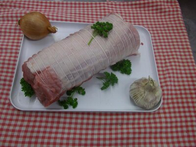 Rôti filet porc 600g