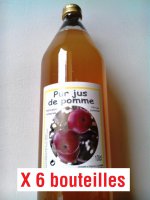 Jus de pommes x 6, jumièges