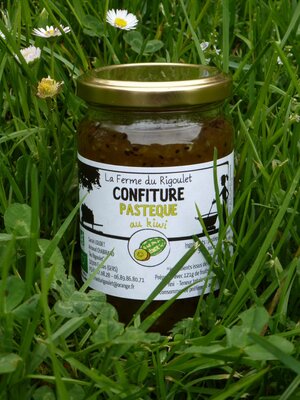 Confiture de pastèque-kiwi