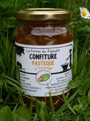 Confiture de pastèque-orange
