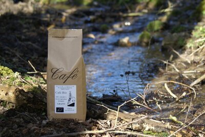CAFE BIO 100 % ARABICA GRAINS EN 1 KILO