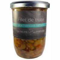 Filet de truite au haricot tarbais (780g)