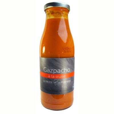 Gazpacho à la truite