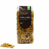 PÂTES COMPLÈTES BIO - SACHET DE 250 G : 'LA PÂTE À CRÊTE'