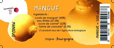 Sorbet mangue 550ml