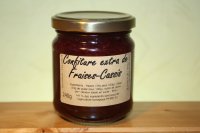 Confiture de fraises-cassis bio