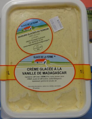 Creme glacée vanille de madagascar