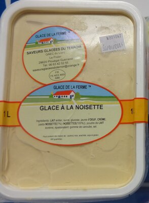 Crème glacée noisette