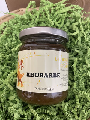Confiture rhubarbe