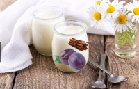 Chèvre - yaourt quetsches cannelle