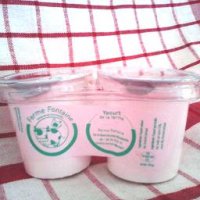 2 x  yaourts fraise brassé