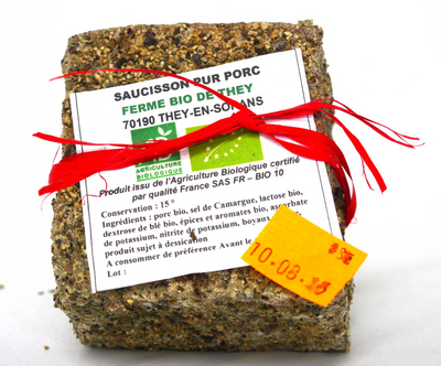 Saucisson pur porc au poivre