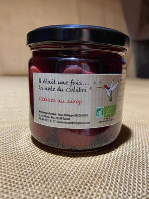 Cerises au sirop