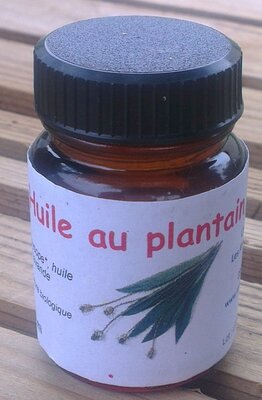 Huile au plantain (action sur les irritations