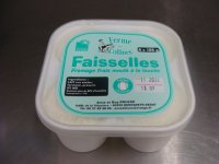 4 faisselles de 125 gr