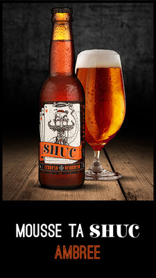'mousse ta shuc' - ambrée 6,5% dluo courte