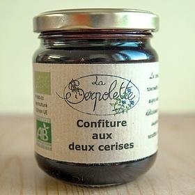 Confiture aux deux cerises