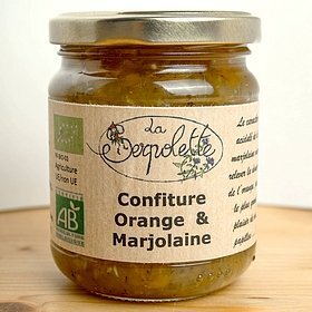 Confiture orange et marjolaine