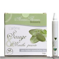 Huile essentielle de sauge & menthe en poudre soluble
