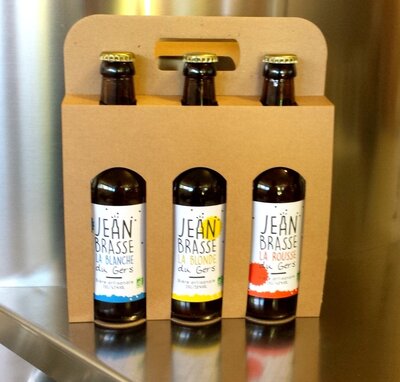 OFFRE DECOUVERTE-COFFRET de 3 bières BIO de 33 cl (Blonde, blanche, rousse)