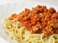 Sauce bolo à la tomate  et au boeuf de la fe