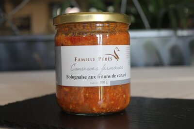 Bolognaise aux fritons de canard - 360g