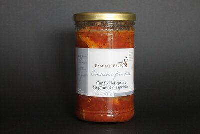 Canard basquaise au piment d'espelet
