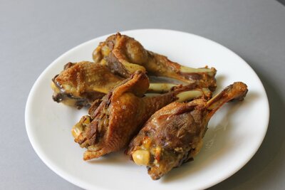 Manchons de canard confits sous vide