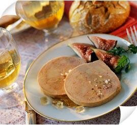Foie gras de canard entier, mi-cuit, façon torchon -  10 personnes