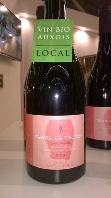 ROUGE EN JARRE. TERRE DE THOREY SAUVAGE IGP Coteaux de l'Auxois
