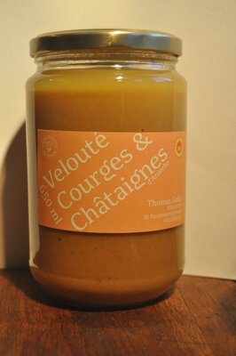 Velouté de courge/châtaignes