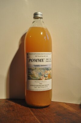 Jus de pommes de variétés ancienne
