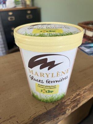 Sorbet citron vert basilic 500ml