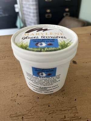 Glace chocolat doux petit pot
