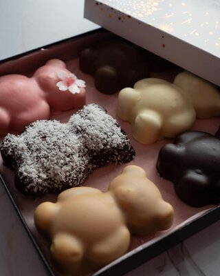 Coffret ourson guimauve
