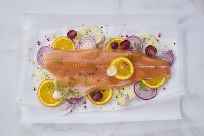 Truite arc-en-ciel en filet frais 500g