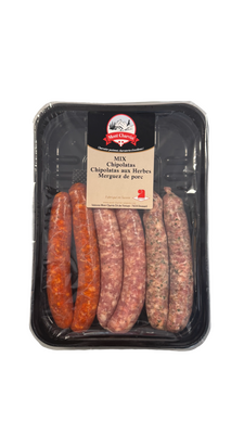 Mix de chipolatas et merguez
