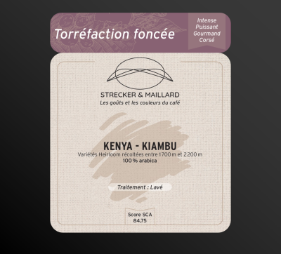 Café moulu - kenya - torref foncée