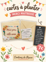 Carte à planter merci pour cette annee