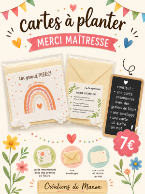 Carte à planter un grand merci