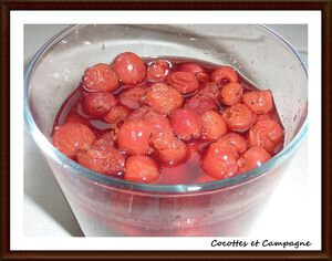 Cerises au naturel