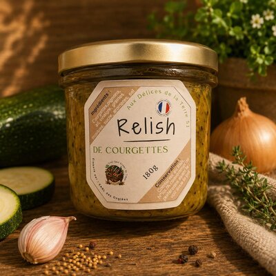 Relish de courgettes