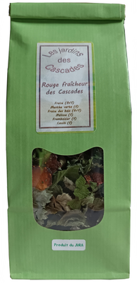 Rouge fraîcheur des cascades
