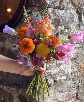 Bouquet bio de fleurs fraîches 35 euros