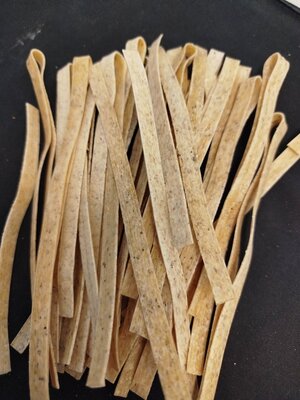 Tagliatelles ail basilic bio